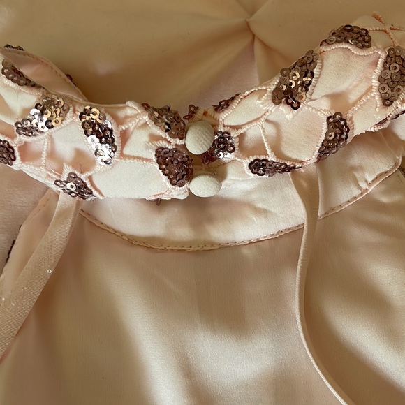 Light pink formal dress with sequence - Picture 4 of 7